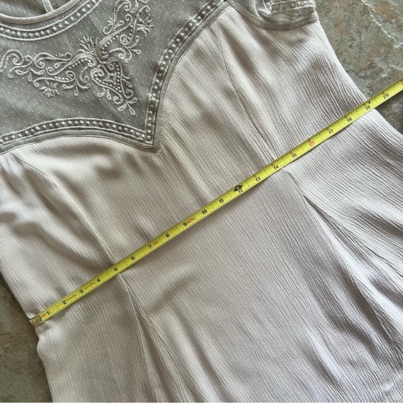 ⭐️BOGO FREE⭐️ MAURICE’S Sheer Top Trapeze Dress with Mesh Yoke Medium - Picture 8 of 12